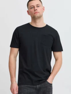BLEND Shirts<Herren T-Shirt - BHJAGO schwarz uni