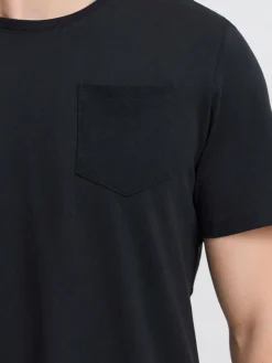 BLEND Shirts<Herren T-Shirt - BHJAGO schwarz uni