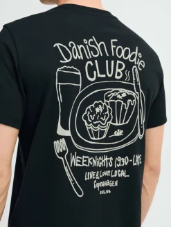 BLEND Shirts<Herren T-Shirt - BHJAMEY schwarz gemustert