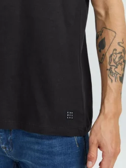 BLEND Shirts<Herren T-Shirt - BHNASIR schwarz uni
