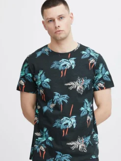 BLEND Shirts<Herren T-Shirt - BHTee schwarz gemustert