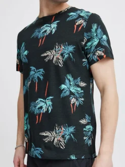 BLEND Shirts<Herren T-Shirt - BHTee schwarz gemustert