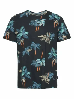 BLEND Shirts<Herren T-Shirt - BHTee schwarz gemustert