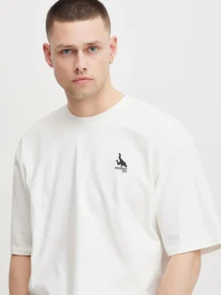 BLEND Shirts<Herren T-Shirt - BHTee weiß bedruckt