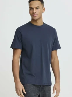 BLEND Shirts<Herren T-Shirt - BHVAGO blau bedruckt