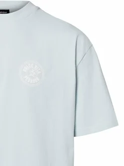 PEGADOR Shirts<Herren T-Shirt - Caberry hellblau bedruckt