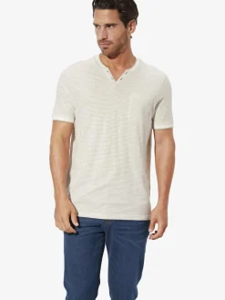 BABISTA Shirts<Herren T-Shirt - CARNOR vanille gestreift