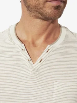 BABISTA Shirts<Herren T-Shirt - CARNOR vanille gestreift