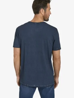 Jan Vanderstorm Shirts<Herren T-Shirt - DIETHELM blau uni