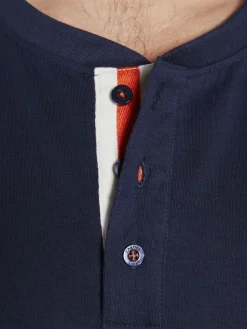 Charles Colby Shirts<Herren T-Shirt - EARL MAXEN blau bedruckt