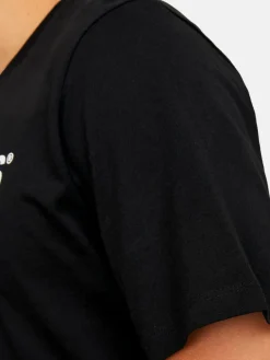 Jack & Jones Shirts<Herren T-Shirt - 3er Pack Basic denim gemustert