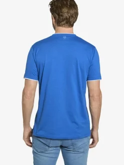 Jan Vanderstorm Shirts<Herren T-Shirt - FLEMMING royal blau bedruckt