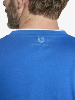 Jan Vanderstorm Shirts<Herren T-Shirt - FLEMMING royal blau bedruckt