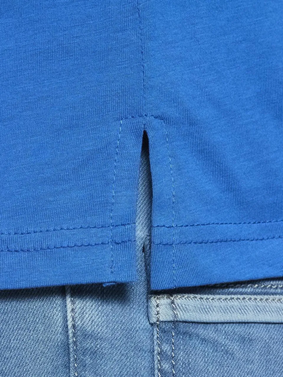 Jan Vanderstorm Shirts<Herren T-Shirt - FLEMMING royal blau bedruckt