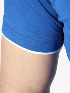 Jan Vanderstorm Shirts<Herren T-Shirt - FLEMMING royal blau bedruckt