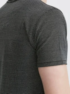 Indicode Shirts<Herren T-Shirt - IDLupko schwarz gestreift