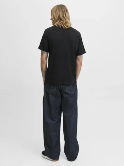 Jack & Jones Shirts<Herren T-Shirt - JJBrandy schwarz uni