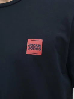 Jack & Jones Shirts<Herren T-Shirt - JJBrandy marine uni
