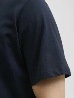 Jack & Jones Shirts<Herren T-Shirt - JJBrandy marine uni