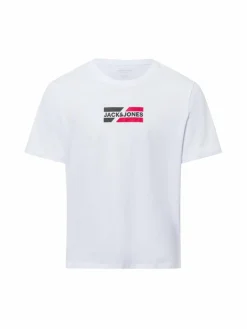 Jack & Jones Shirts<Herren T-Shirt - JJEcorp weiß uni