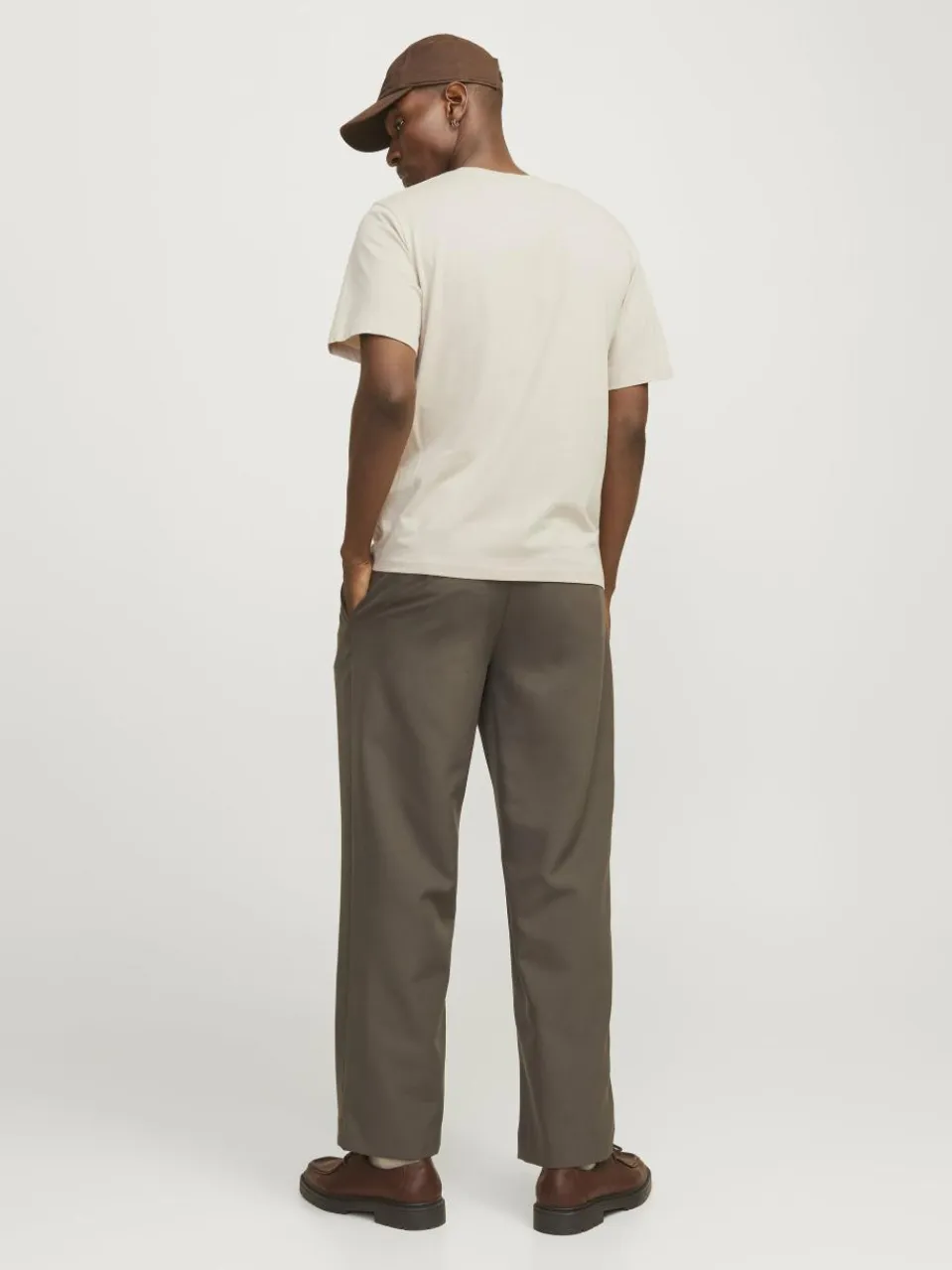 Jack & Jones Shirts<Herren T-Shirt - JJECorp sand uni