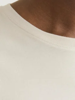 Jack & Jones Shirts<Herren T-Shirt - JJECorp sand uni