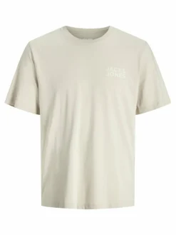 Jack & Jones Shirts<Herren T-Shirt - JJECorp sand uni