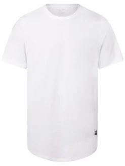 Jack & Jones Shirts<Herren T-Shirt - JJENoa weiß uni