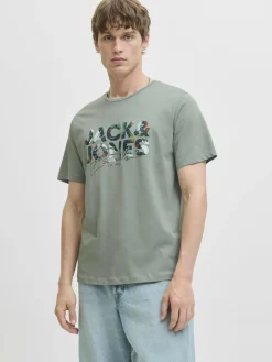 Jack & Jones Shirts<Herren T-Shirt - JJGEplas lind bedruckt
