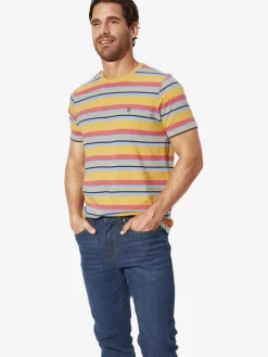 BABISTA Shirts<Herren T-Shirt - KALVINO gelb gestreift