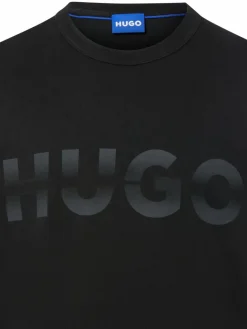HUGO BLUE Shirts<Herren T-Shirt - Nenzye schwarz uni