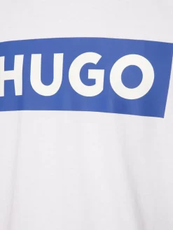 HUGO BLUE Shirts<Herren T-Shirt - Nico weiß bedruckt