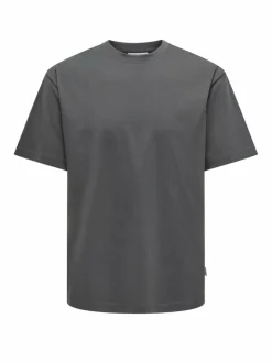Only&Sons Shirts<Herren T-Shirt - Onsfred grau uni
