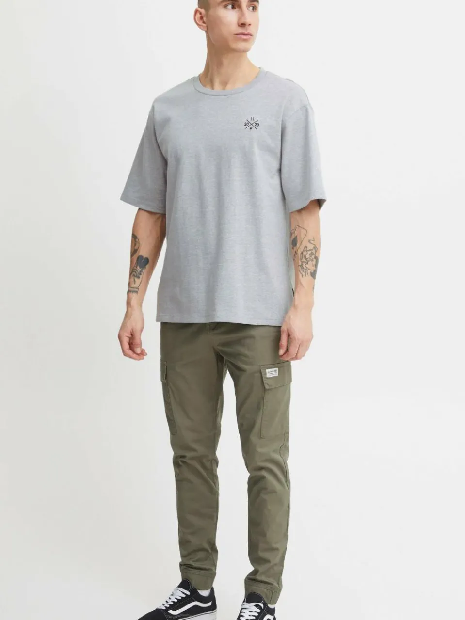 11 Project Shirts<Herren T-Shirt - PROlie grau gemustert