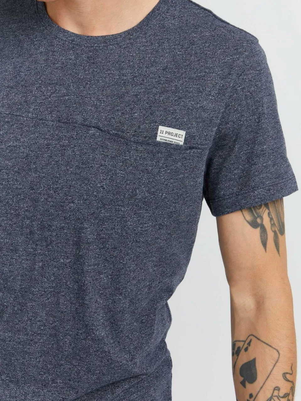 11 Project Shirts<Herren T-Shirt - PRSanto blau meliert