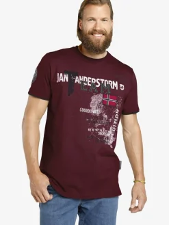 Jan Vanderstorm Shirts<Herren T-Shirt - SÖLVE rot uni