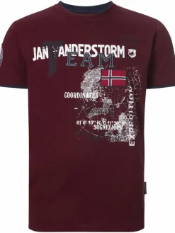 Jan Vanderstorm Shirts<Herren T-Shirt - SÖLVE rot uni
