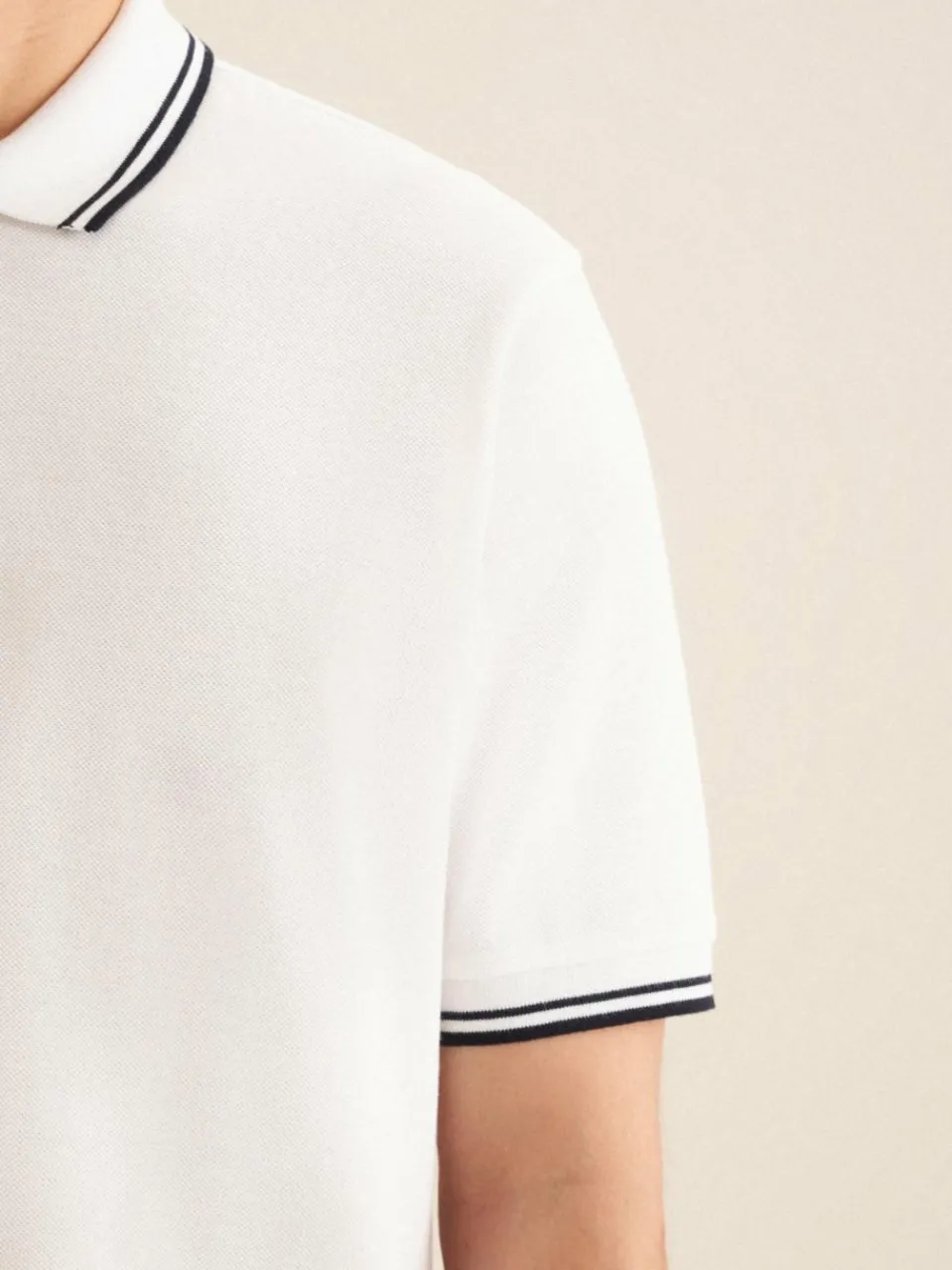 Herren Seidensticker Poloshirts>Herren T-Shirt - Streifen platziert