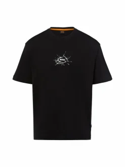 BOSS Orange Shirts<Herren T-Shirt - Te_voyage schwarz uni