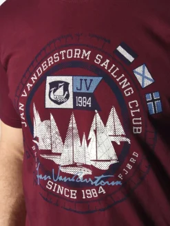 Jan Vanderstorm Shirts<Herren T-Shirt - TERNO rot uni
