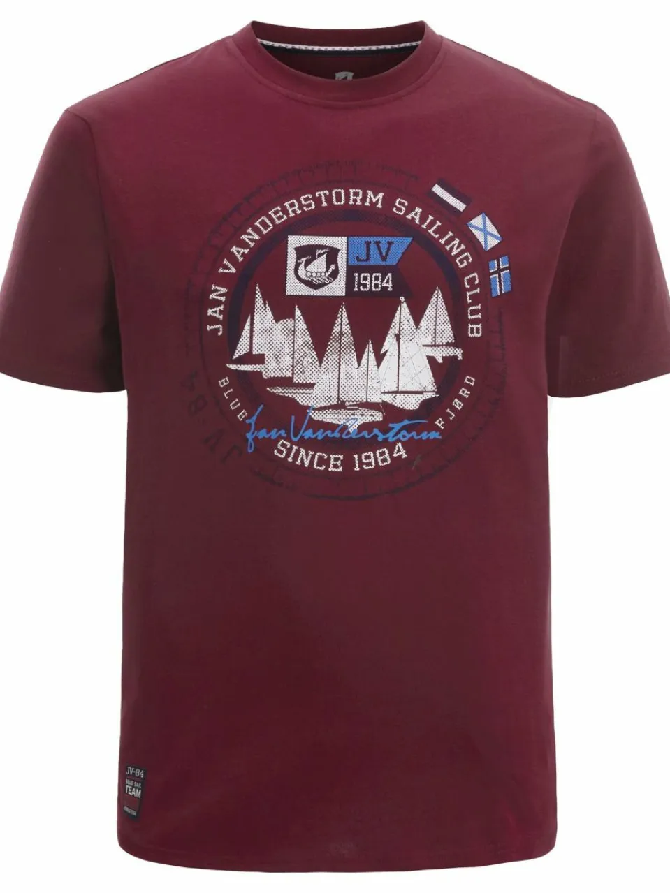 Jan Vanderstorm Shirts<Herren T-Shirt - TERNO rot uni