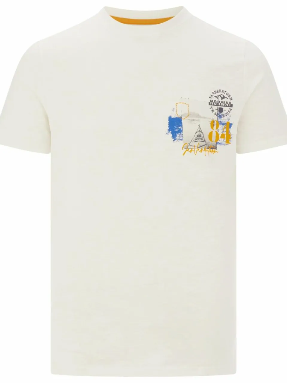 Jan Vanderstorm Shirts<Herren T-Shirt - TUPPE weiß bedruckt