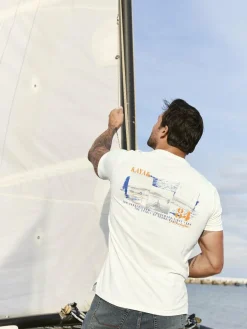 Jan Vanderstorm Shirts<Herren T-Shirt - TUPPE weiß bedruckt