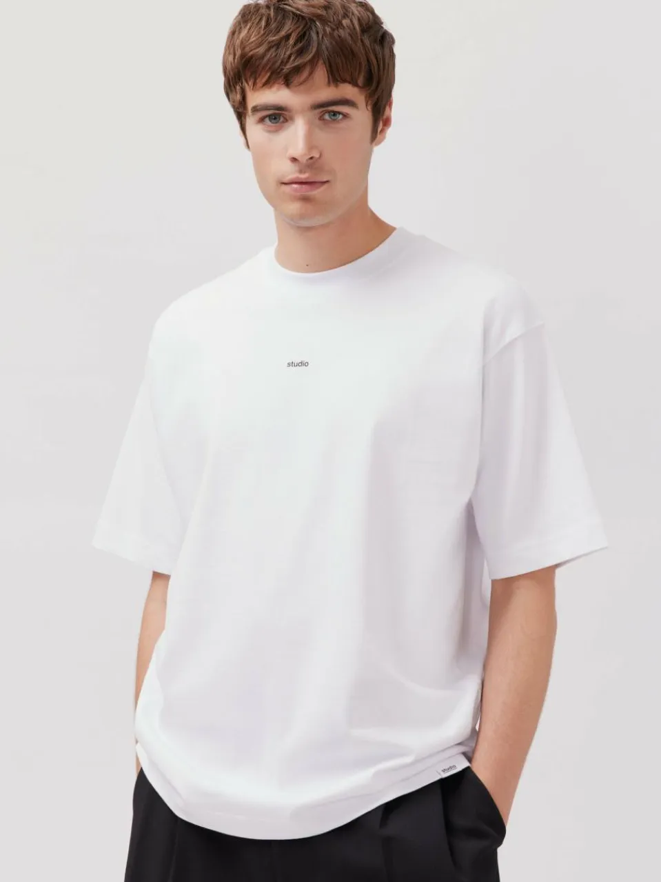 Herren Studio Seidensticker Shirts>Herren T-Shirt - Uni