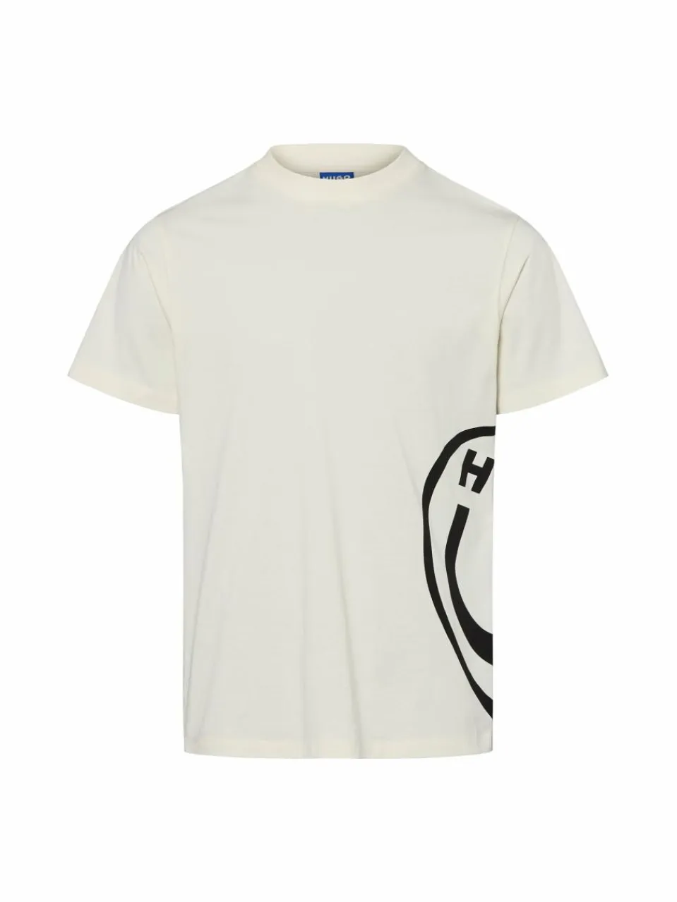 HUGO BLUE Shirts<Herren T-Shirt - Vintage Tee_B_5 ecru bedruckt