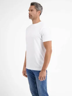 LERROS Shirts<Herren T-Shirt Doppelpack weiß uni