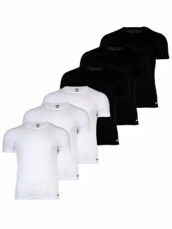 Herren Diesel Shirts>Herren T-Shirt 6er Pack