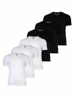 Diesel Shirts<Herren T-Shirt 6er Pack mehrfarbig uni
