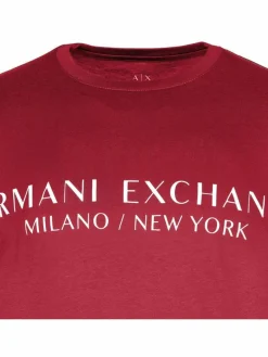Armani Exchange Shirts<Herren T-Shirt 1er Pack rot uni