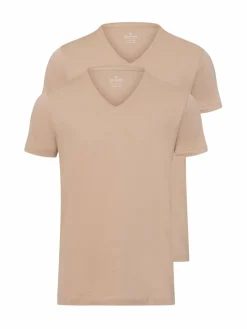 Ragman Shirts<Herren T-Shirt im 2er-Pack melange uni